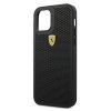 Etui Ferrari On Track Perforated na iPhone 12 / iPhone 12 Pro - czarne