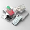 Ringke Fusion Design pancerne etui pokrowiec z żelową ramką iPhone 12 Pro Max różowo-zielony (GNAP0028)