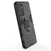 Ring Armor pancerne hybrydowe etui pokrowiec + magnetyczny uchwyt Samsung Galaxy A72 4G czarny
