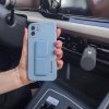 Wozinsky Kickstand Case silikonowe etui z podstawką iPhone 11 Pro Max granatowe