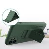 Wozinsky Kickstand Case silikonowe etui z podstawką etui Xiaomi Redmi 10X 4G / Xiaomi Redmi Note 9 szare