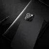 Nillkin Textured Case wytrzymałe wzmocnione etui z żelową ramką i nylonem na tyle iPhone 12 Pro Max czarny