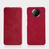 Nillkin Qin skórzana kabura etui Xiaomi Redmi Note 9T 5G brązowy