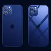 Joyroom New Beautiful Series ultra cienkie przezroczyste etui z metaliczną ramką do iPhone 12 Pro Max zielony (JR-BP796)