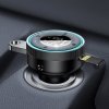 Baseus Enjoy transmiter FM ładowarka samochodowa LED 2x USB / 3,5mm jack bezprzewodowy odtwarzacz MP3 Bluetooth 5.0 3.4A czarny 