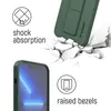 Wozinsky Kickstand Case silikonowe etui z podstawką etui Samsung Galaxy A72 4G ciemnozielone