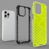 Honeycomb etui pancerny pokrowiec z żelową ramką iPhone 13 Pro Max niebieski