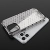 Honeycomb etui pancerny pokrowiec z żelową ramką iPhone 13 Pro Max czerwony