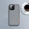 Dux Ducis Fino etui pokrowiec pokryty nylonowym materiałem iPhone 13 Pro szary