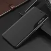 Eco Leather View Case elegancki futerał etui z klapką i funkcją podstawki iPhone 13 mini czarny