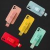 Rope case żelowe etui ze smyczą łańcuszkiem torebka smycz Xiaomi Poco X3 NFC żółty