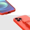 Rope case żelowe etui ze smyczą łańcuszkiem torebka smycz Xiaomi Redmi 10X 4G / Xiaomi Redmi Note 9 różowy