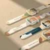 Silikonowy pasek Strap Moro bransoletka do zegarka opaska do Apple Watch 42 / 44 / 45 / 49 mm - wzór 1