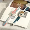 Silikonowy pasek Strap Moro bransoletka do zegarka opaska do Apple Watch 38 / 40 / 41 mm - wzór 1