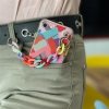 Color Chain Case żelowe elastyczne etui z łańcuchem łańcuszkiem zawieszką do Xiaomi Redmi Note 10 / Redmi Note 10S wielokolorowy
