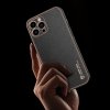Dux Ducis Yolo eleganckie etui pokrowiec ze skóry ekologicznej iPhone 13 Pro czerwony