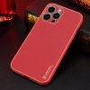 Dux Ducis Yolo eleganckie etui pokrowiec ze skóry ekologicznej iPhone 13 Pro czerwony
