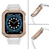 Protect Strap Band opaska z etui do Apple Watch 7 / 6 / 5 / 4 / 3 / 2 / SE (41 / 40 / 38mm) obudowa pancerny pokrowiec na zegare