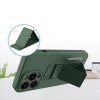Wozinsky Kickstand Case silikonowe etui z podstawką iPhone 13 żółte