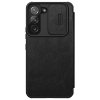 Nillkin Qin Leather Pro Case etui do Samsung Galaxy S22+ (S22 Plus) osłona na aparat kabura pokrowiec obudowa z klapką czarny