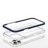 Clear 3in1 etui do iPhone 13 Pro żelowy pokrowiec z ramką niebieski