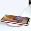 Clear 3in1 etui do Samsung Galaxy A72 4G żelowy pokrowiec z ramką czerwony