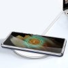Clear 3in1 etui do Samsung Galaxy S21 Ultra 5G żelowy pokrowiec z ramką niebieski