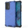 Honeycomb etui pancerny pokrowiec z żelową ramką Samsung Galaxy A73 niebieski