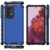 Honeycomb etui pancerny pokrowiec z żelową ramką Samsung Galaxy A73 niebieski