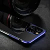 Clear Color case żelowy pokrowiec etui z metaliczną ramką Samsung Galaxy A13 5G czerwony