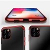Clear Color case żelowy pokrowiec etui z metaliczną ramką Xiaomi Redmi Note 11S / Note 11 czerwony