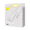 Baseus Lite Series HUB adapter USB-A do 4xUSB-A 3.0 5Gb/s czarny (WKQX030101)