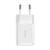 Baseus Compact ładowarka sieciowa 2x USB 10.5W biały (CCXJ010202)
