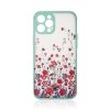 Design Case etui do iPhone 12 Pro Max pokrowiec w kwiaty zielone