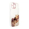 Marble Case etui do Xiaomi Redmi Note 11 Pro żelowy pokrowiec marmur brązowy