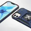Wozinsky Ring Armor etui iPhone 14 Plus pancerny pokrowiec uchwyt magnetyczny ring niebieskie