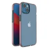 Spring Case etui iPhone 14 silikonowy pokrowiec z ramką jasnoróżowe