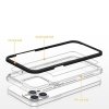 Clear 3in1 etui iPhone 14 Plus silikonowy pokrowiec z ramką niebieskie