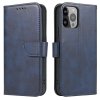 Magnet Case elegancki futerał etui pokrowiec z klapką i funkcją podstawki iPhone 14 niebieski