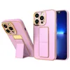 New Kickstand Case etui do iPhone 13 Pro z podstawką różowy