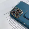 New Kickstand Case etui do iPhone 13 Pro Max z podstawką niebieski