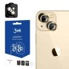 3MK Lens Protection Pro iPhone 14 6,1 złoty/gold Ochrona na obiektyw aparatu z ramką montażową 1szt.