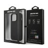AMG AMHCP13LDOLBK iPhone 13 Pro / 136,1 czarny/black hardcase Leather Hot Stamped