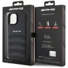 AMG AMHCP15SGSEBK iPhone 15 / 14 / 13 6.1 czarny/black hardcase Leather Debossed Lines
