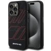AMG AMHMP15L23SSPK iPhone 15 Pro 6.1 czarny/black hardcase Silicone Large Rhombuses Pattern MagSafe