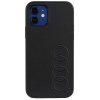 Audi Synthetic Leather iPhone 12/12 Pro 6.1 czarny/black hardcase AU-TPUPCIP12P-TT/D1-BK