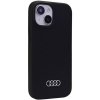 Audi Silicone Case iPhone 15 Plus / 14 Plus 6.7 czarny/black hardcase AU-LSRIP15M-Q3/D1-BK
