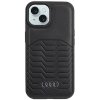 Audi Synthetic Leather MagSafe iPhone 15 / 14 / 13 6.1 czarny/black hardcase AU-TPUPCMIP15-GT/D3-BK