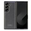 Audi Synthetic Leather MagSafe Z Fold 6 F956 czarny/black hardcase AU-TPUPCMFold6-Q5/D1-BK