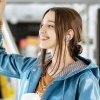 AWEI słuchawki Bluetooth 5.3 T85 ENCTWS + stacja dokująca biały/white